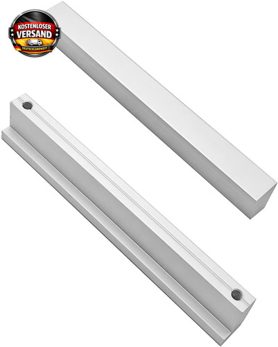 Möbelgriffe aluminium 138mm - aluminium,